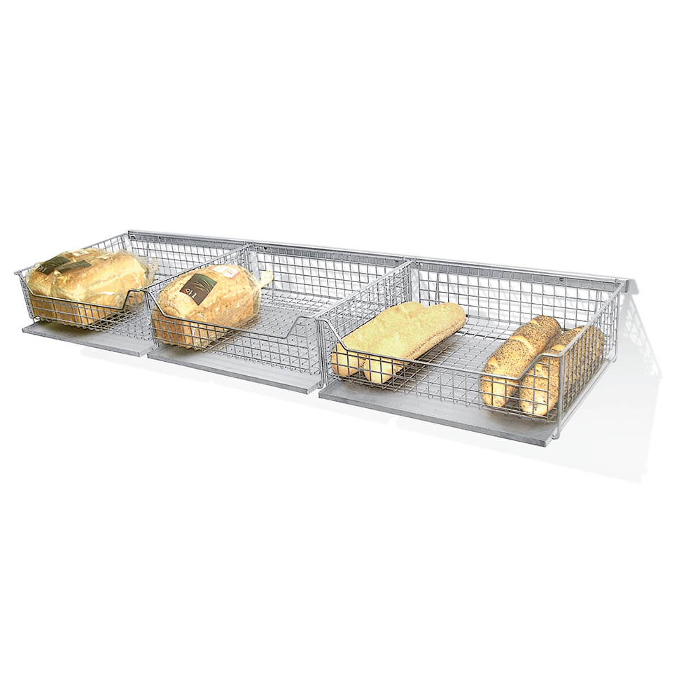 Rectangular Basket Wall Mounted Display Craven Solutions